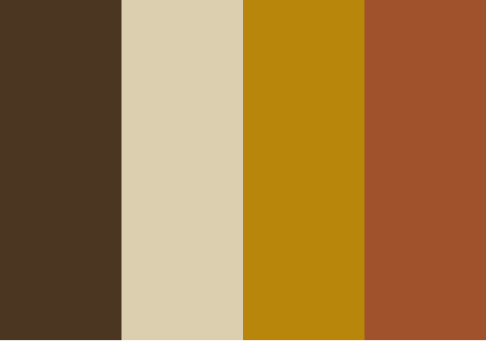 Ivory & Teak Color Palette