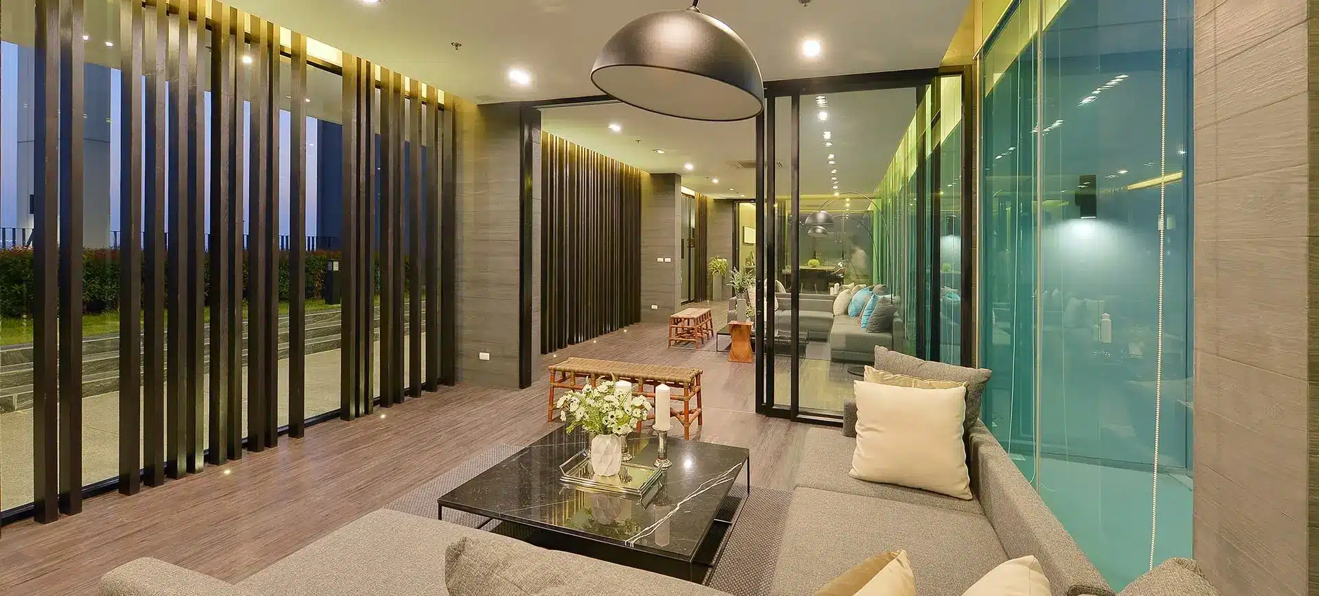 Decorative Glass Partition